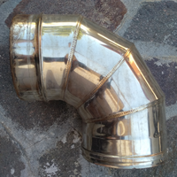 Curva 90° acciaio inox diametro 200mm Cordivari