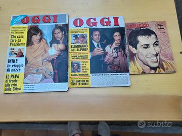 2 RIVISTE DI "OGGI" ANNI 60 DI A.CELENTANO,C. MORI