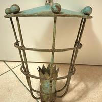 Lampada a parete muro  antica