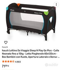 Culla da viaggio Hauch nera