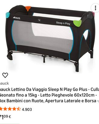Culla da viaggio Hauch nera