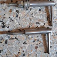 Coppia Guide per registro toupie in acciaio inox