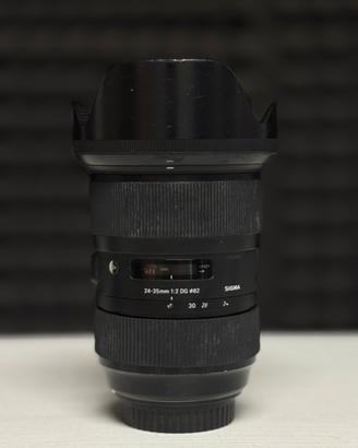 Sigma art 24 - 35 f2 per canon