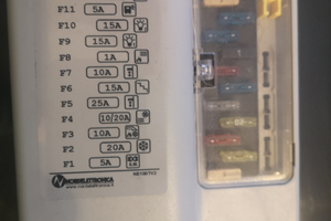 Centralina servizi camper Nordelettronica NE 196 n