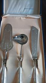set  tortiera in argento 800-1000  anni 50 nuove