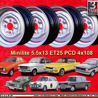 4 pz. cerchi Ford 5.5x13 Escort Capri Cortina Taun