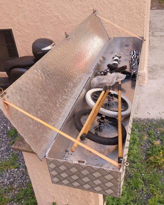 Baule Alluminio  Cassone, 40x22x215cm