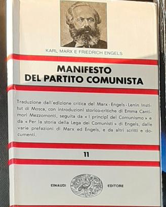 Libro Manifesto del partito comunista 