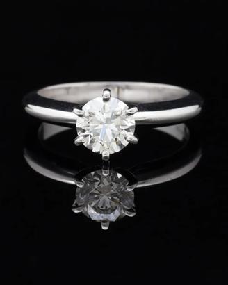 SOLITARIO ANELLO IN PLATINO 950 BRILLANTE 0.70 CT