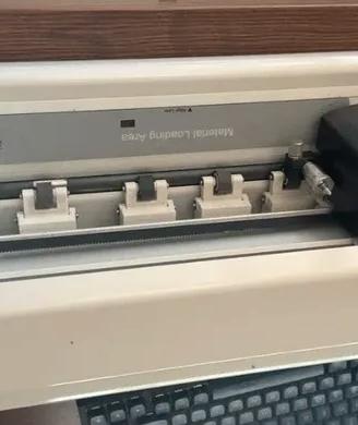 plotter da taglio vinile modificato - funzionante