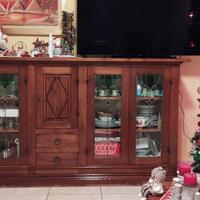 credenza legno massello 