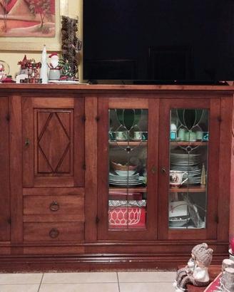 credenza legno massello 