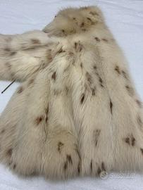 Pelliccia volpe siberiana linciata argentata