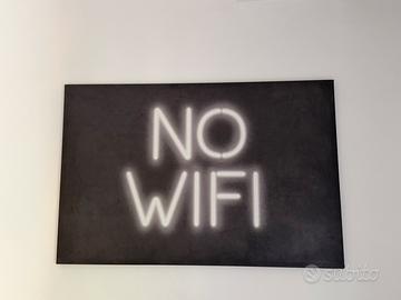 Quadro NO WIFI - 118 x 78