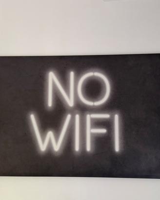 Quadro NO WIFI - 118 x 78