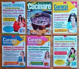 riviste varie sulla salute e sulla cucina