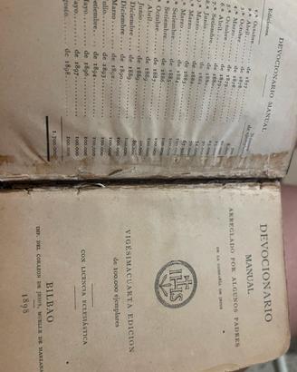 Libro sacro d’epoca