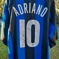 Maglia  Inter Adriano 10 - Autografata