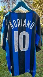 Maglia  Inter Adriano 10 - Autografata