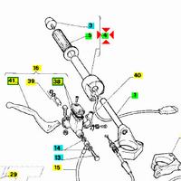 -Comando gas Aprilia AF1 Sintesi 125 AP8118211