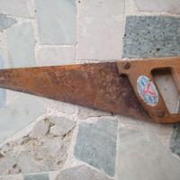 Antica Sega Manico In Legno