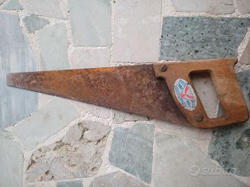 Antica Sega Manico In Legno