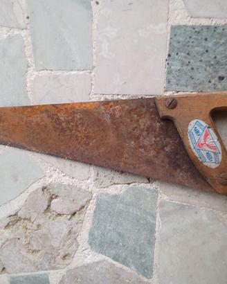 Antica Sega Manico In Legno