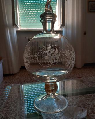 vaso in vetro soffiato
