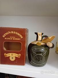 Whisky KING'S RANSOM 12 years, ceramica, vintage