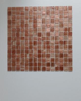 MOSAICO IN VETRO 2X2 FOGLIO 30X30 BRONZE RAMATO