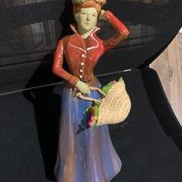 STATUETTE CERAMICA E GESSO VINTAGE