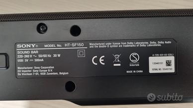 Sony HT-SF150 Soundbar/Barre de son 2 Canali