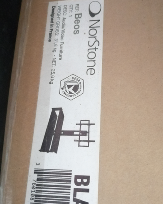 Mobile tv cristallo nero Norstone Beos