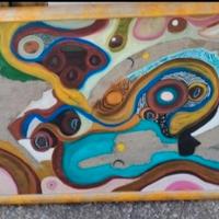 Quadro moderno astratto 