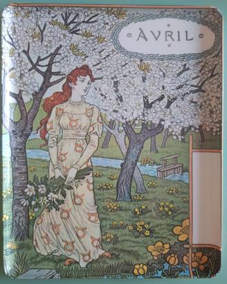 Vassoio melanina art nouveau Mebel Eugene Grasset