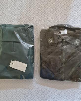 Abbigliamento militare verde taglia M