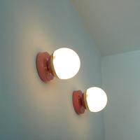 Coppia Applique SFERA GLASS - FONTANA ARTE Style