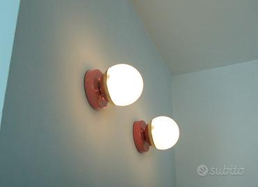 Coppia Applique SFERA GLASS - FONTANA ARTE Style