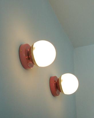 Coppia Applique SFERA GLASS - FONTANA ARTE Style