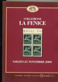 BOLAFFI ASTA 2000 FRANCOBOLLI COLLEZ.  LA FENICE