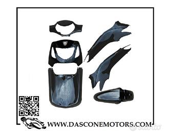 KIT CARENE HONDA SH 125 / 150 6 PZ. NERO 2001 2004