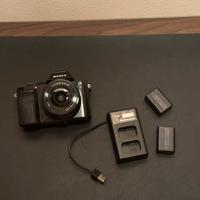 Sony A7 + accumulatore portatile + light box