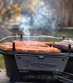 BBQ-TORO ghisa con griglia 50 x 25 x 23 hibachi - Giardino e Fai da te In  vendita a Roma