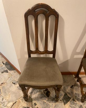 Sedie legno noce meta 800