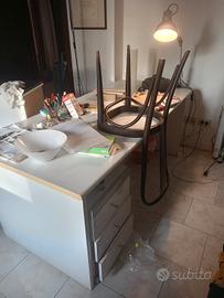 ufficio scrivania completa e plotter