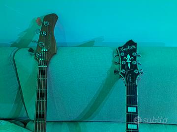 Basso Marcus Miller V5 e Chitarra Hagstrom