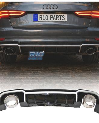 DIFFUSORE AUDI A3 SEDAN SLINE 17-20 LOOK RS3 + TER
