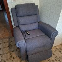 Poltrona reclinabile elettrica massaggiante