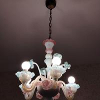 Lampadario in vetro di Murano