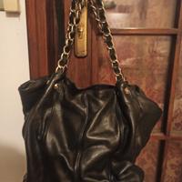 Borsa a spalla Coccinelle in vera pelle nera